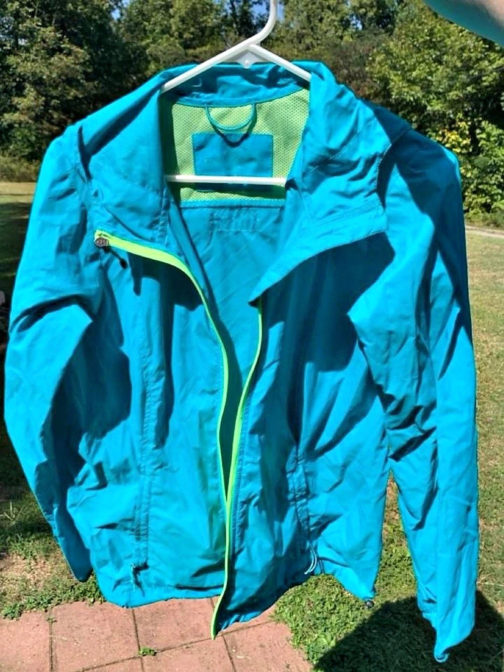 EUC Eddie Bauer Women'Small Blue Windbreaker Size Small